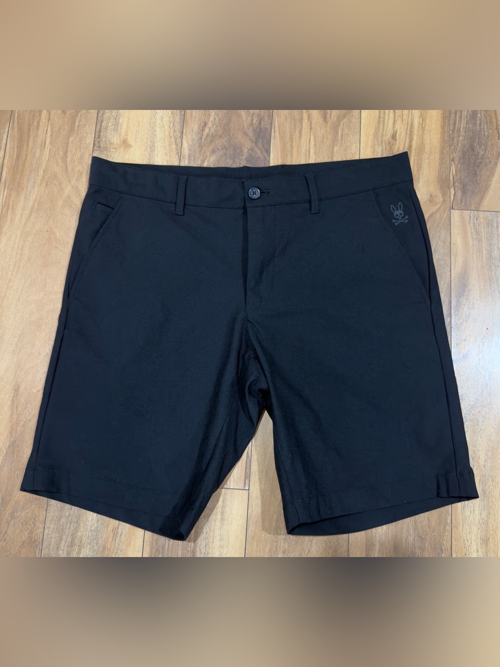 Psycho Bunny 10K Step Performance Golf Shorts Ultimate Stretch Men’s 32 Black